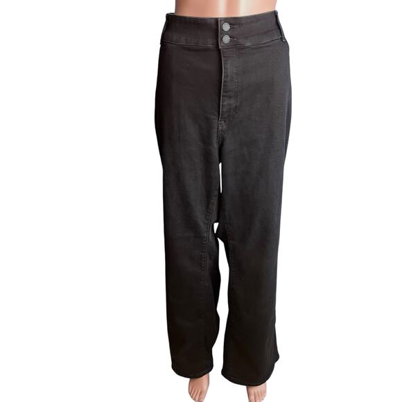 Lane Bryant Jeans 28 Flex Magic Waistband High Rise Boot Western Comfortable - Picture 1 of 5